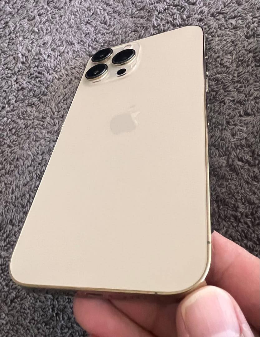 ★美品★iPhone13 ProMAX ゴールド256GB