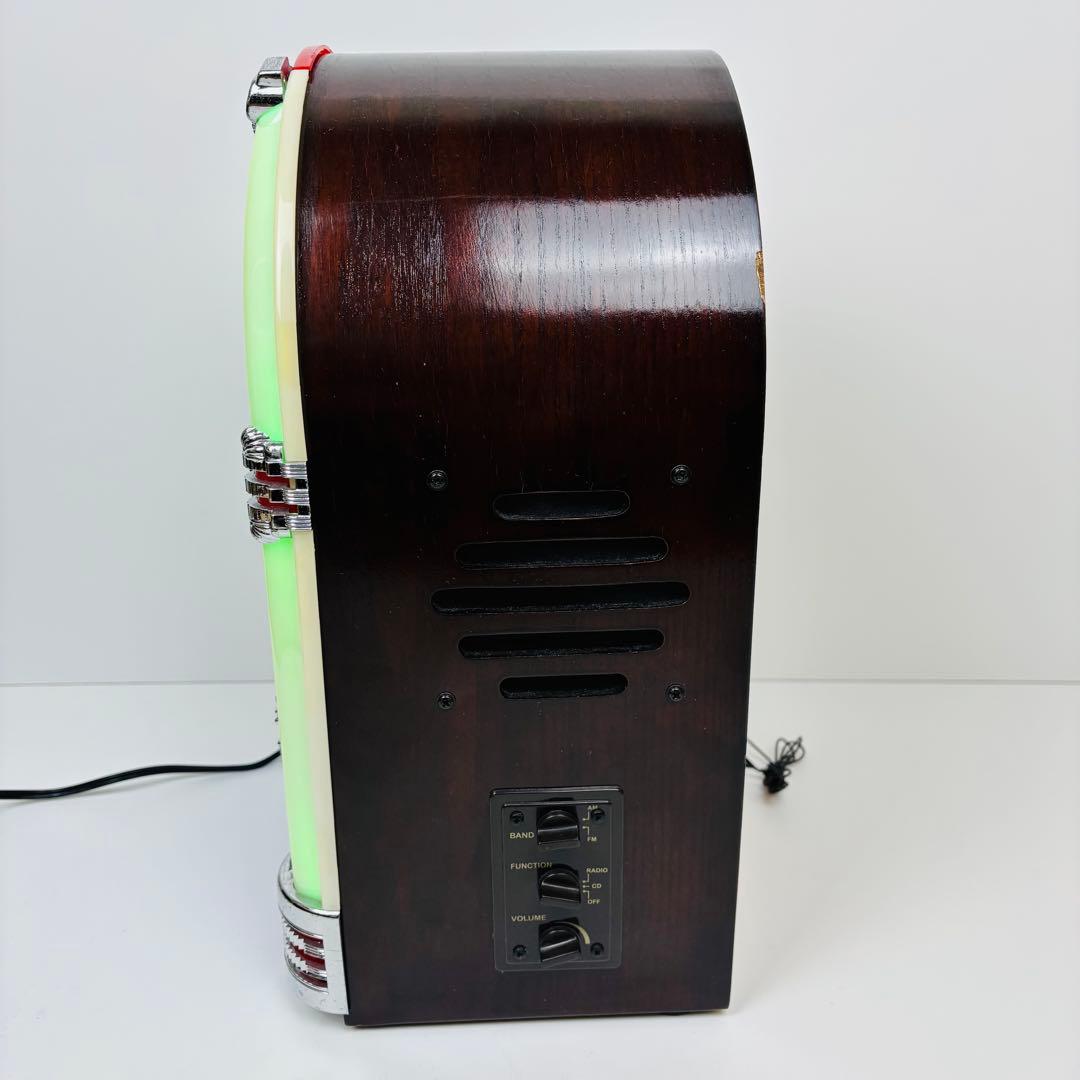 【希少】ジュークボックス型　CDプレーヤー AM FMラジオ