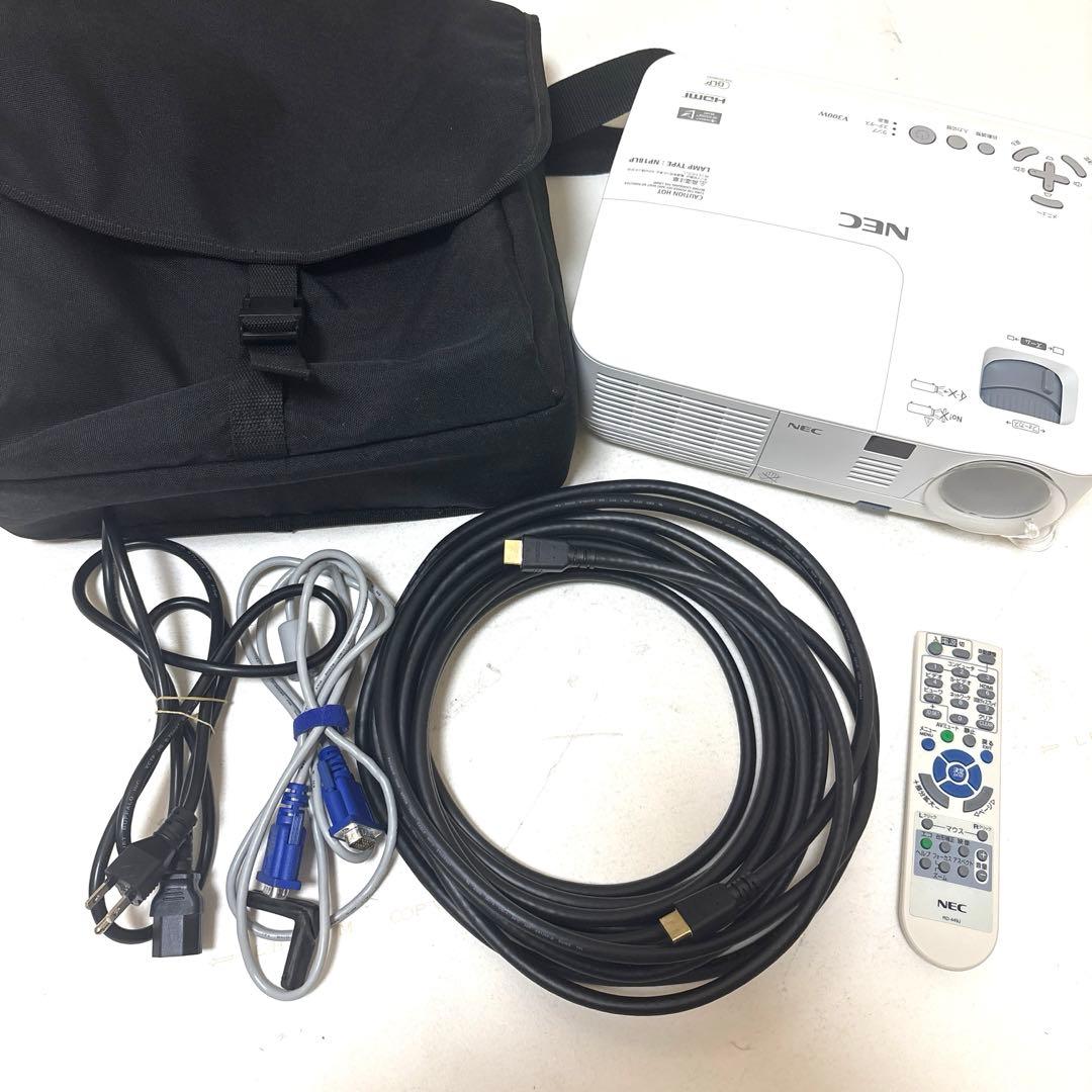 NEC NP-V300W プロジェクター　映像