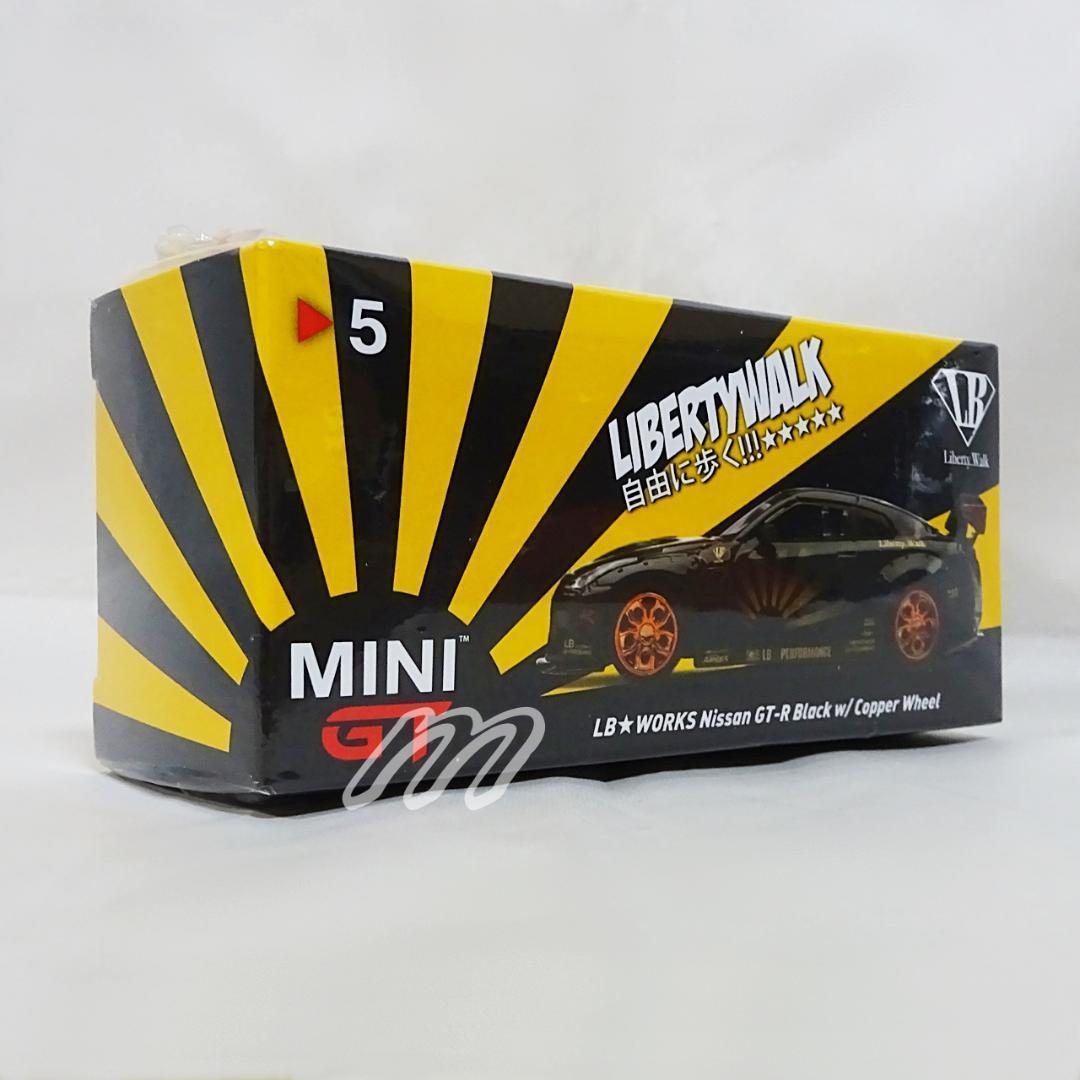 ⭐️MINI GT LB★Works 日産 GT-R Black 左ハンドル⭐️