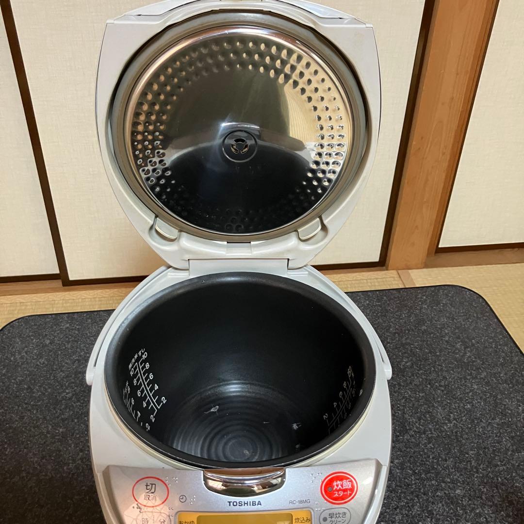 東芝 IH炊飯器 RC-18MG 剛熱 かまど炊き 2007年製 10合 一升炊