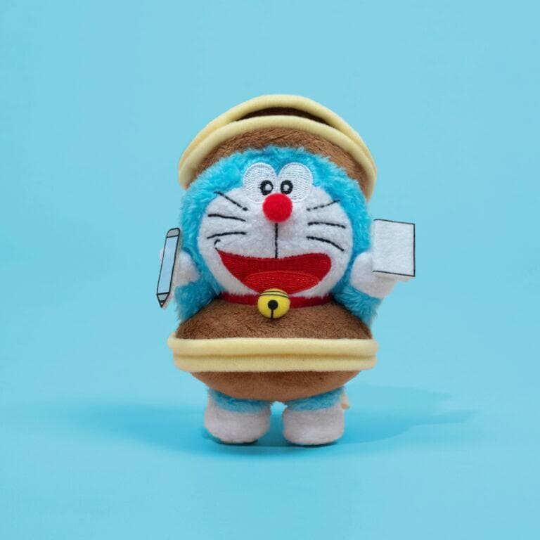 100%ドラえもん＆フレンズ展 キーチェーン8個セット (桜、柴犬、焼きイモ等)