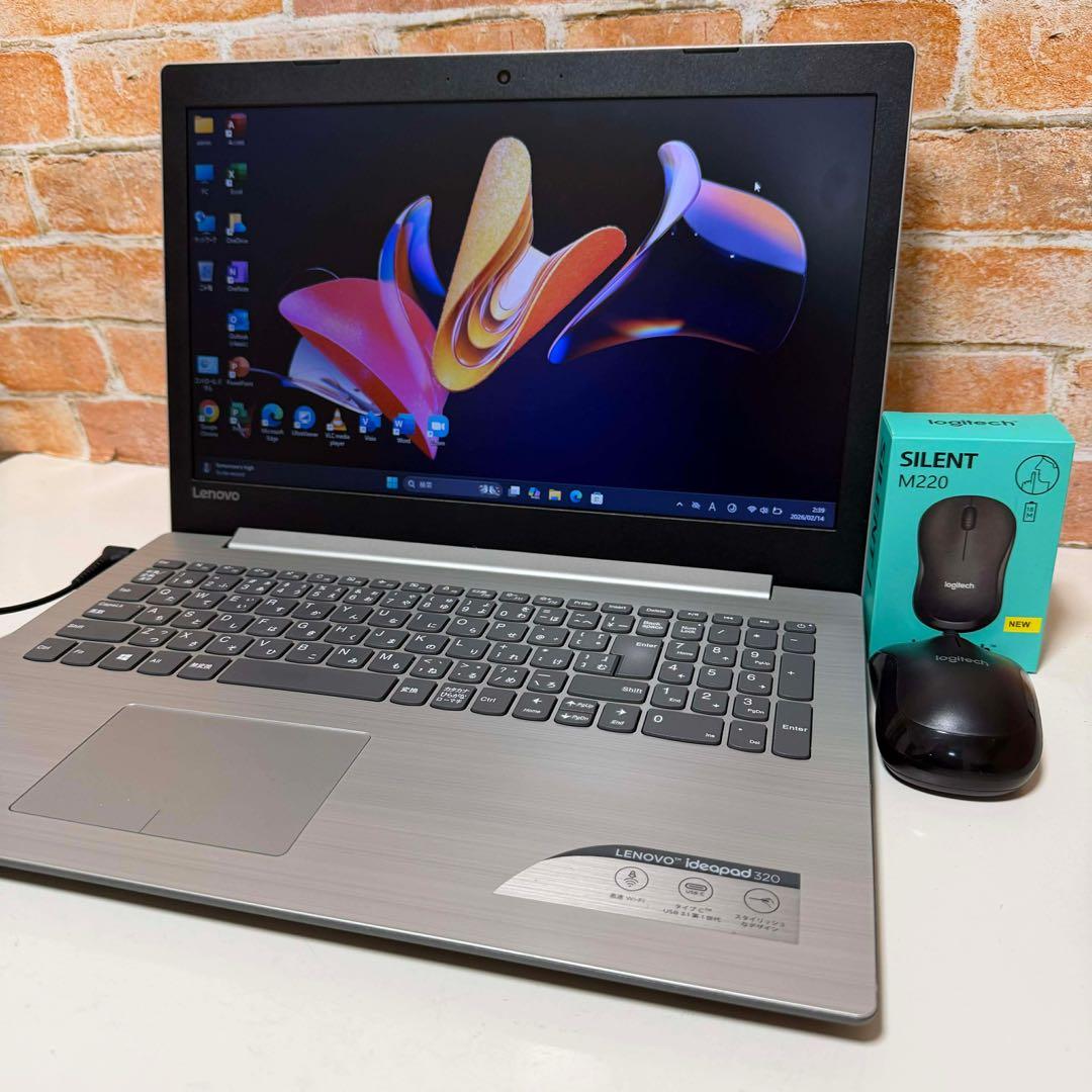 LENOVOノートPC Corei3 SSD Webカメラ　Win11オフィス付
