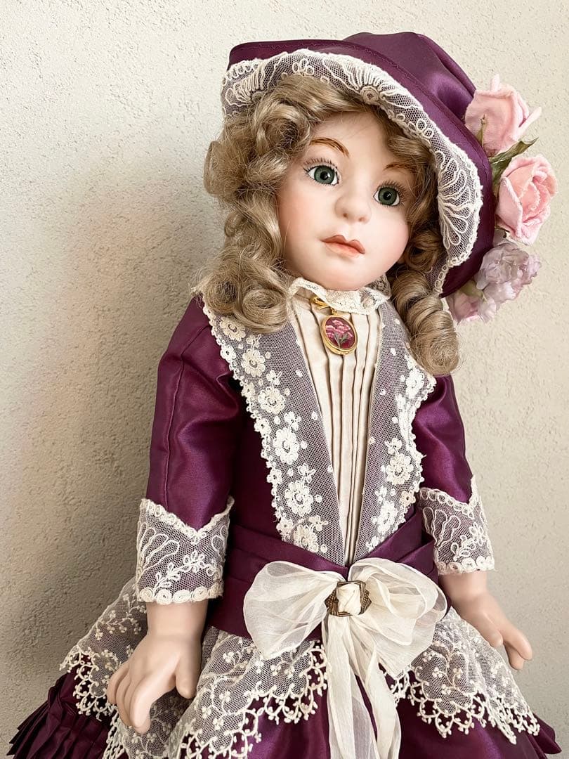 ビスクドール ハンドメイド 創作人形 アンティークドール 西洋人形 ヴィクトリア