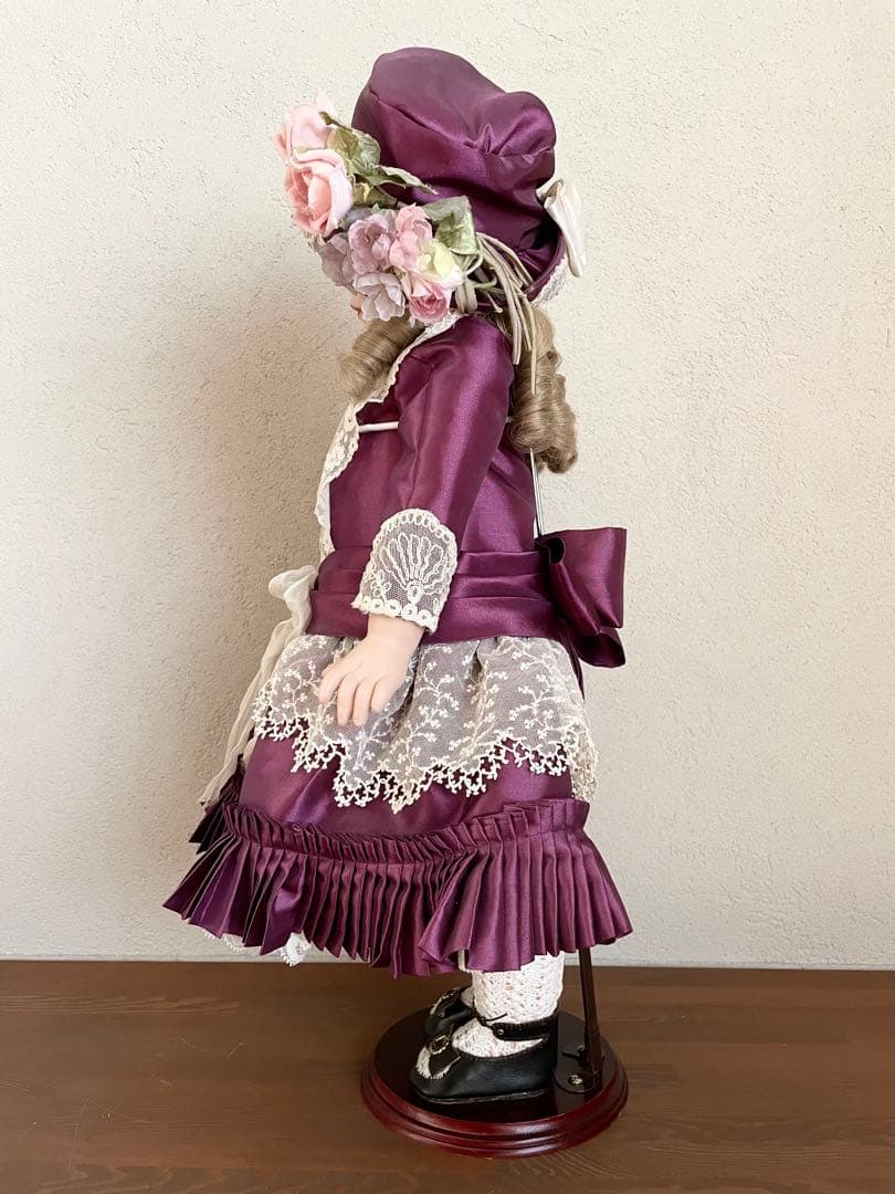 ビスクドール ハンドメイド 創作人形 アンティークドール 西洋人形 ヴィクトリア