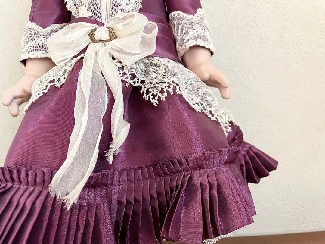 ビスクドール ハンドメイド 創作人形 アンティークドール 西洋人形 ヴィクトリア