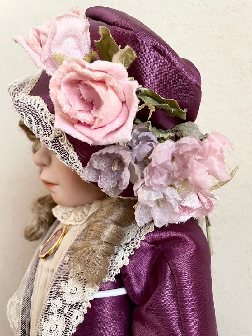 ビスクドール ハンドメイド 創作人形 アンティークドール 西洋人形 ヴィクトリア