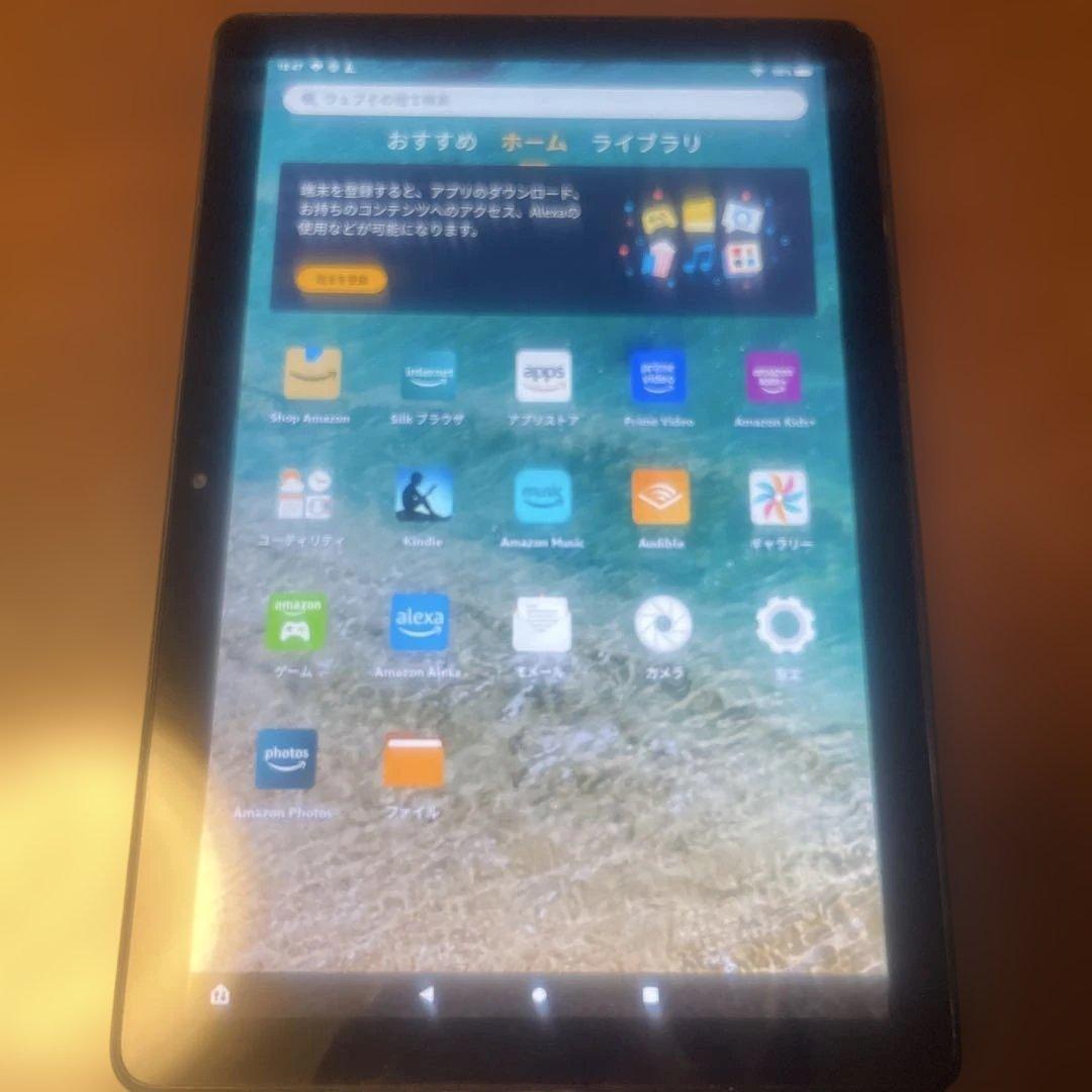 Amazon Fire HD 10 タブレット 充電器付き