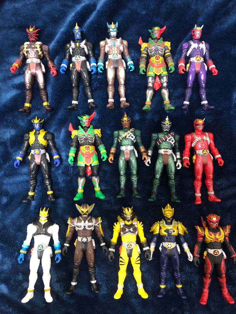 ライダーヒーローシリーズ　仮面ライダー響鬼　ソフビセット