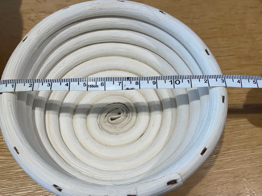 発酵かご　バヌトン　天然　パンの型　大4個　小3個　カバー付き