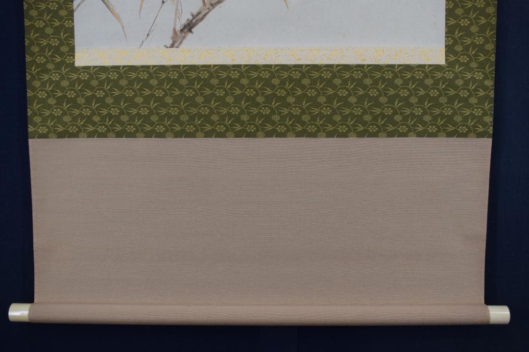 【真作】香川東華/花鳥之図/掛軸☆宝船☆Z-430