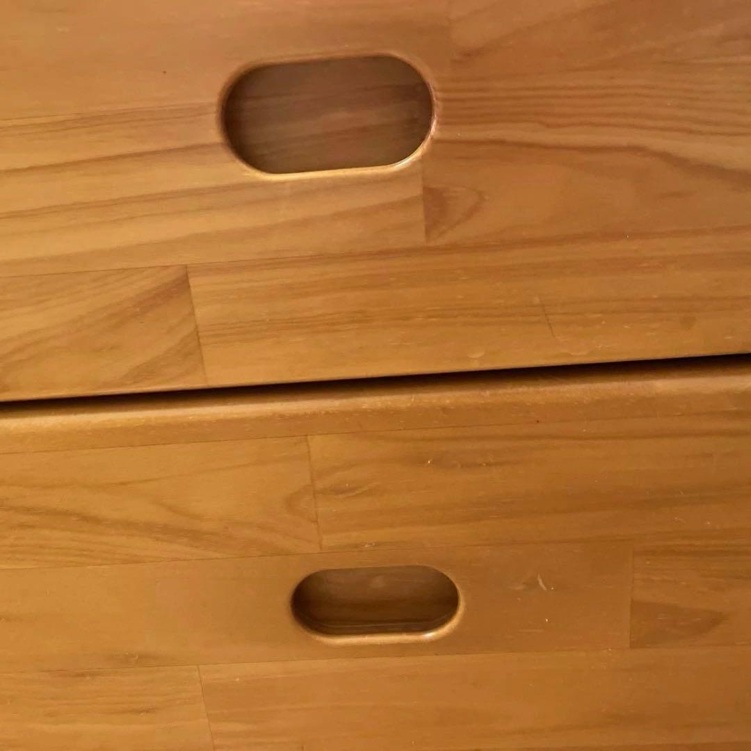 木製 6引き出しチェスト Ｈ60cm W 88cm
