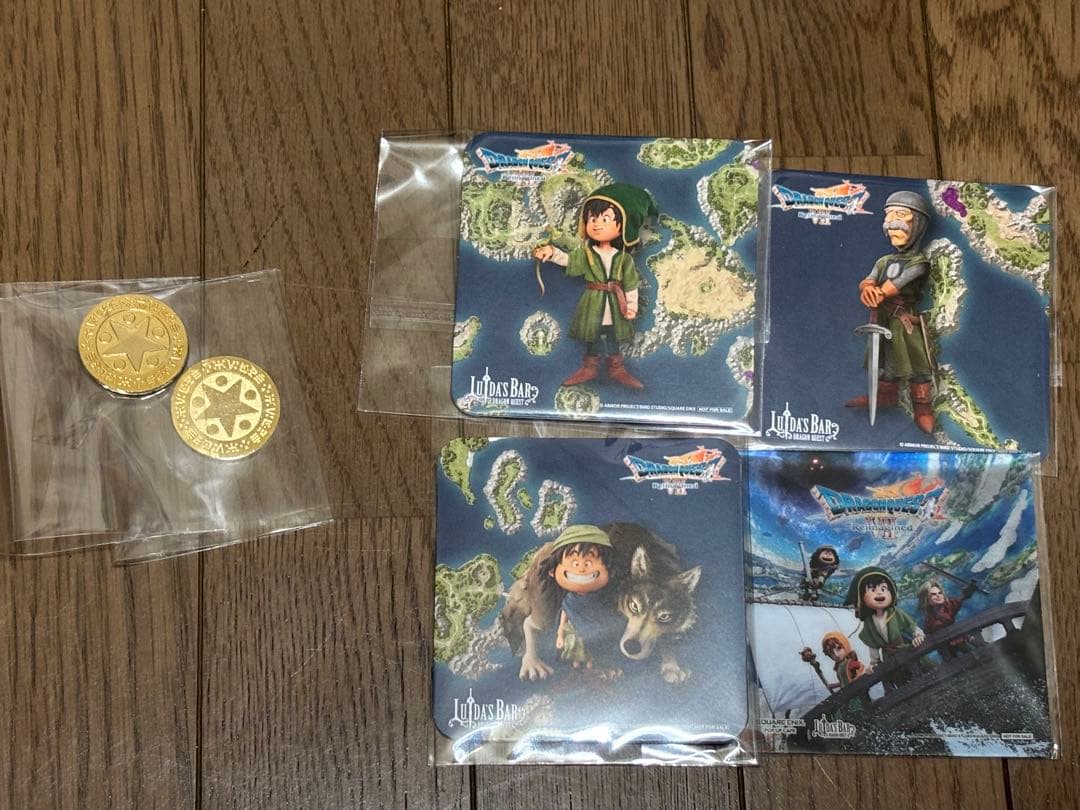 ドラゴンクエスト ルイーダの酒場 おおきなメダル 2枚 DQ7R 特典付