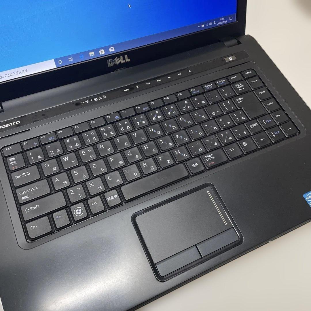 DELL ノートPC Vostro3500 Windows7中古品 初期化済