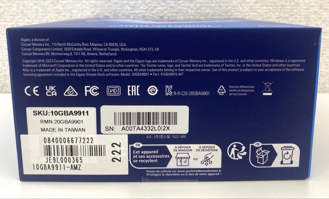 Elgato エルガト STREAM DECK 15ボタン 20GBA9901