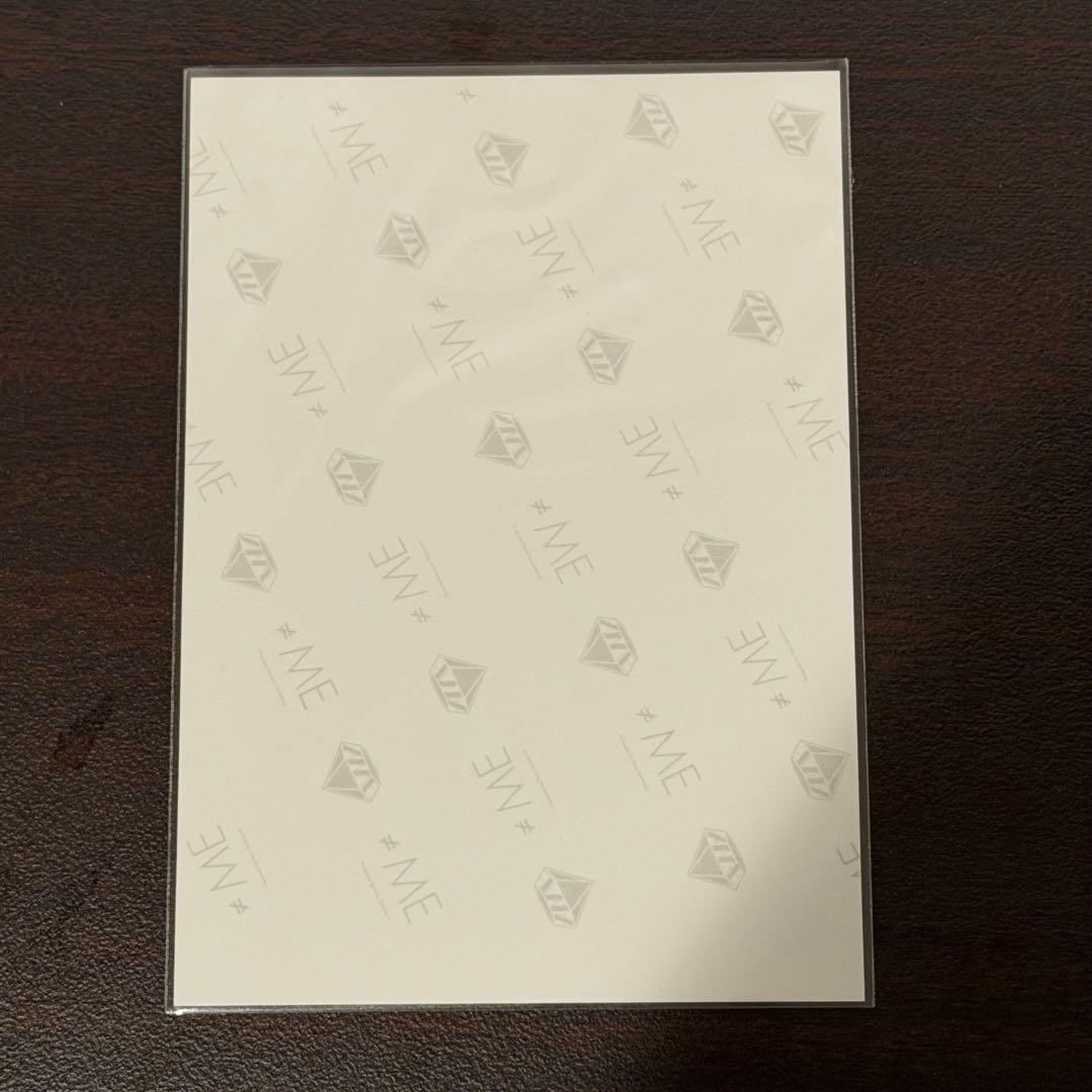 ≠ME 冨田菜々風 はにかみショートジャケット衣装 直筆生写真 コメ付き