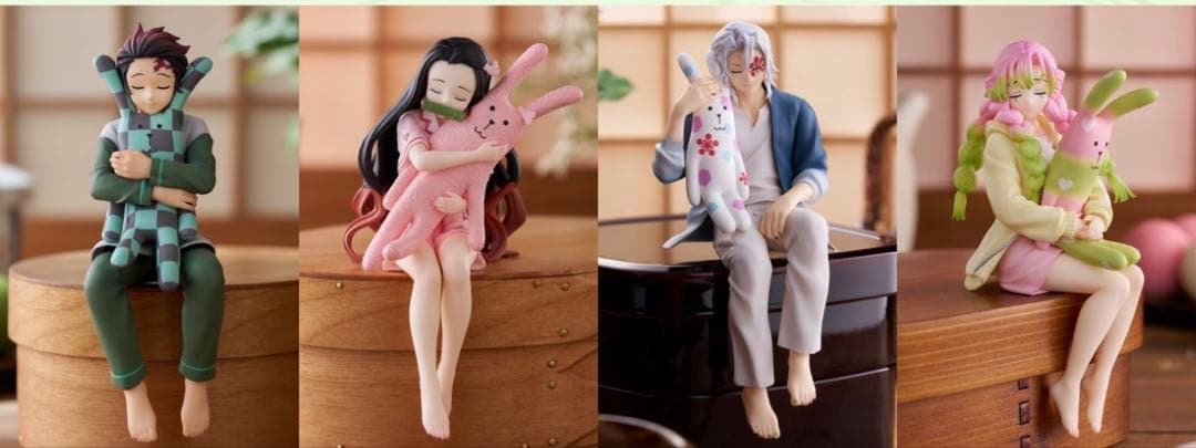 ラウンドワン限定CRAFTHOLICぬーどるストッパー鬼滅の刃フィギュア4セット