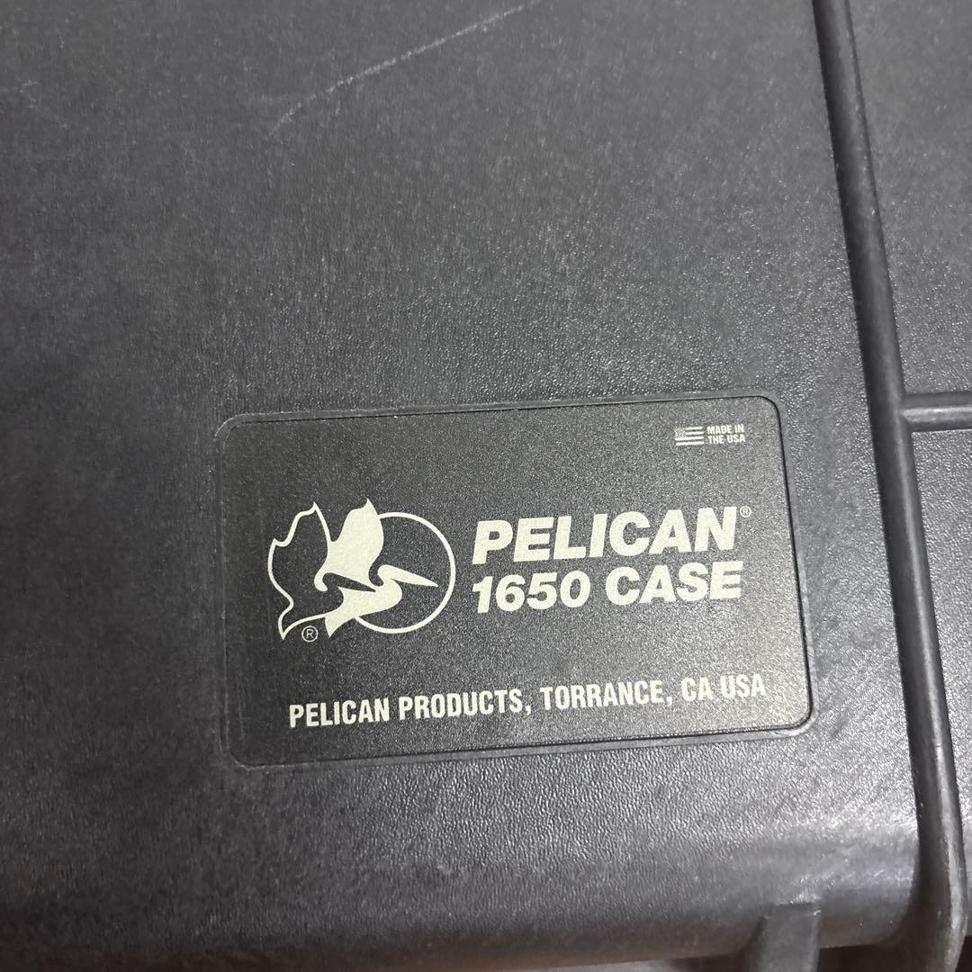 米軍放出品　PELICAN CASE 1650 ブラック　送料無料