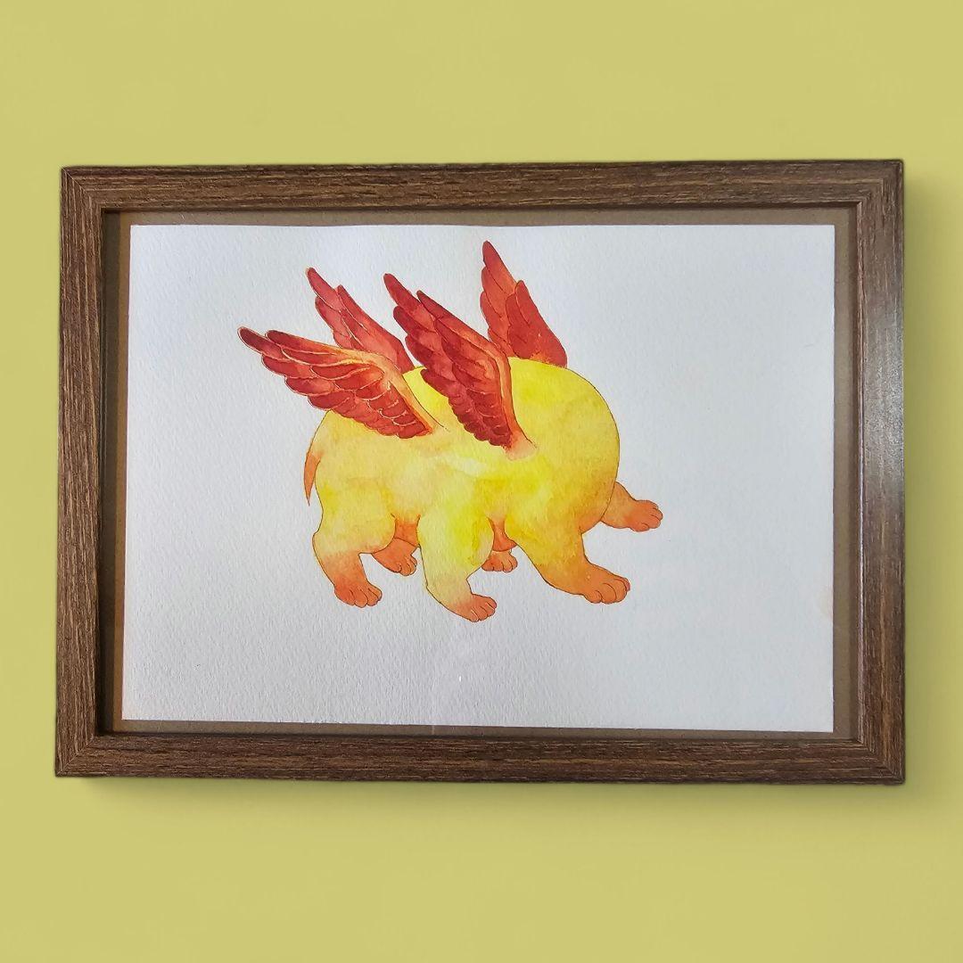 【原画販売】水彩画『帝江』