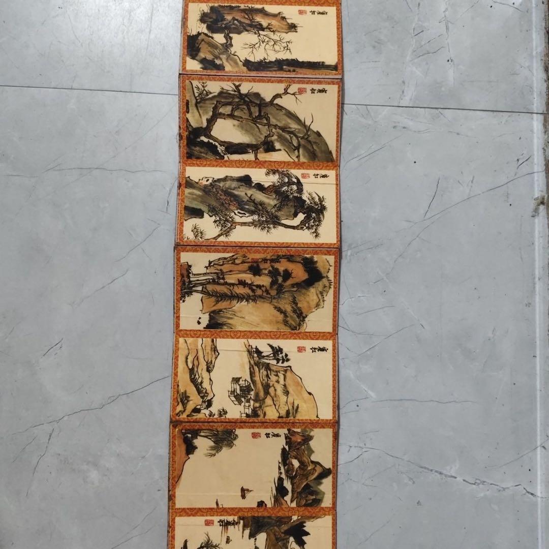 黄賓虹 山水画 冊頁 中国画 画冊 宣紙 絵画