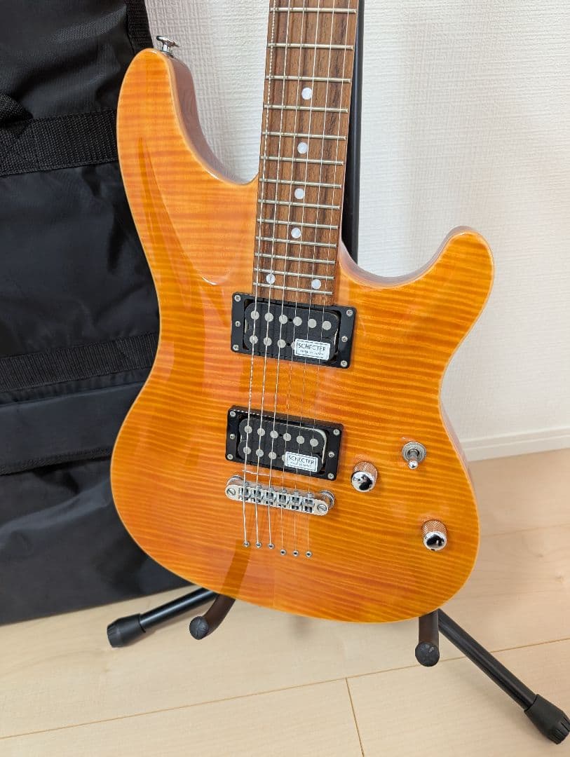 【美品・動作良好】SCHECTER RJ-1-24-TOM AMB　シェクター