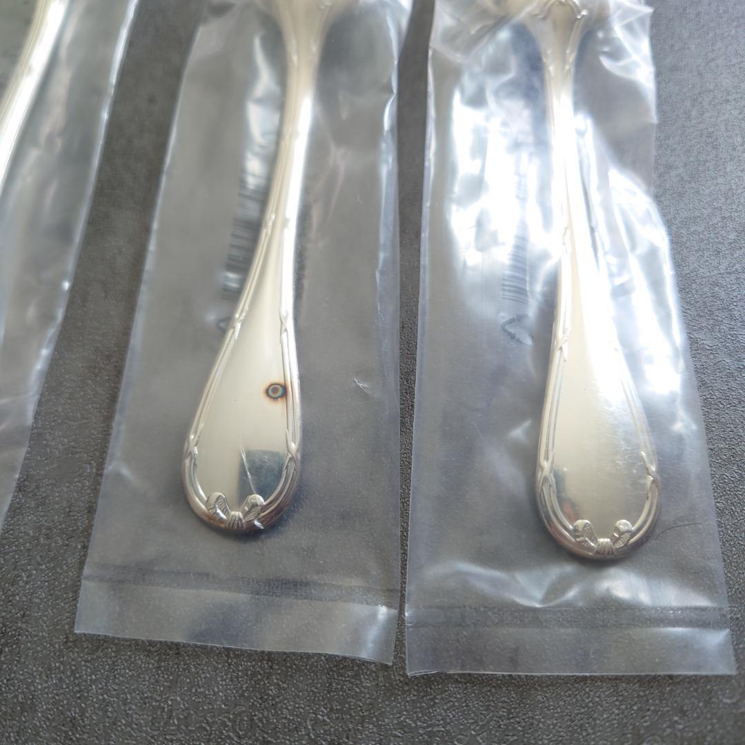 クリストフル リュバン ケーキフォーク コーヒースプーン 未開封 4点 紙箱入り