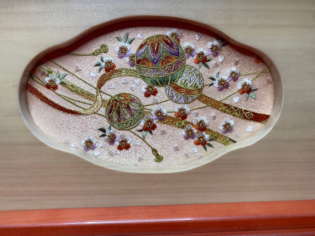 雛人形　親王飾り収納セット・頭　梛葉　作・間口約５５×奥行約３３×高さ約５３㎝