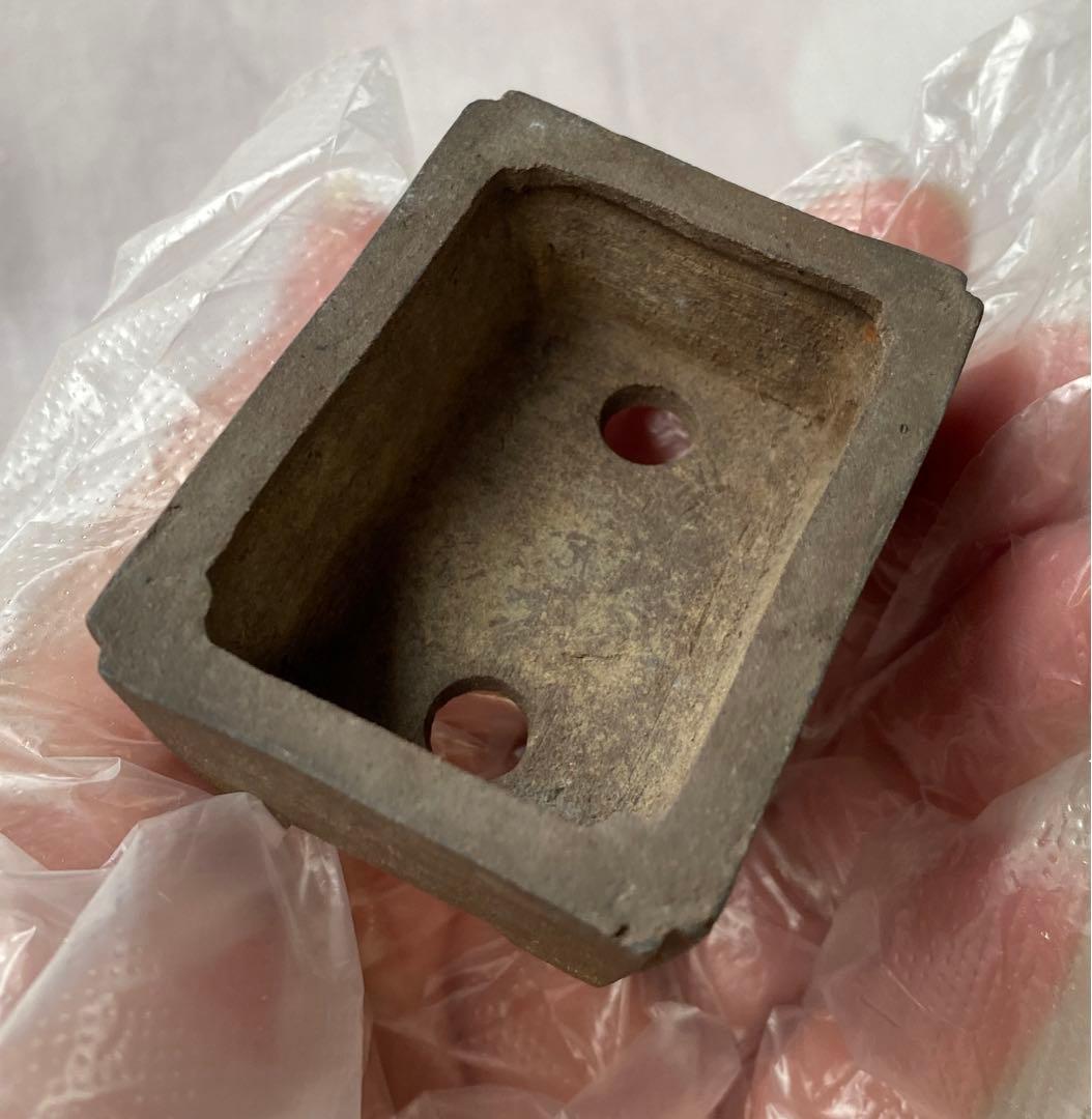 陶雀　雀　小品　盆栽鉢　アンティーク　(C)  (A9)