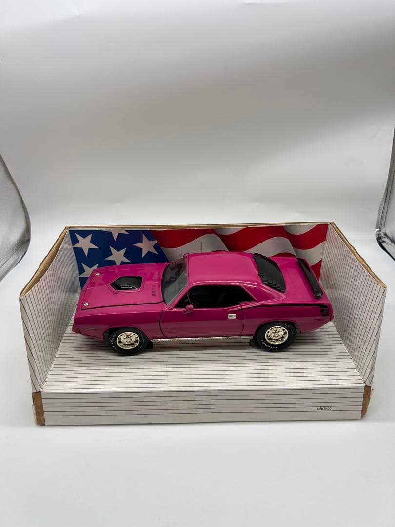 No198ミニカー1/18箱あり1970 PLYMOUTH HEMI CUDA