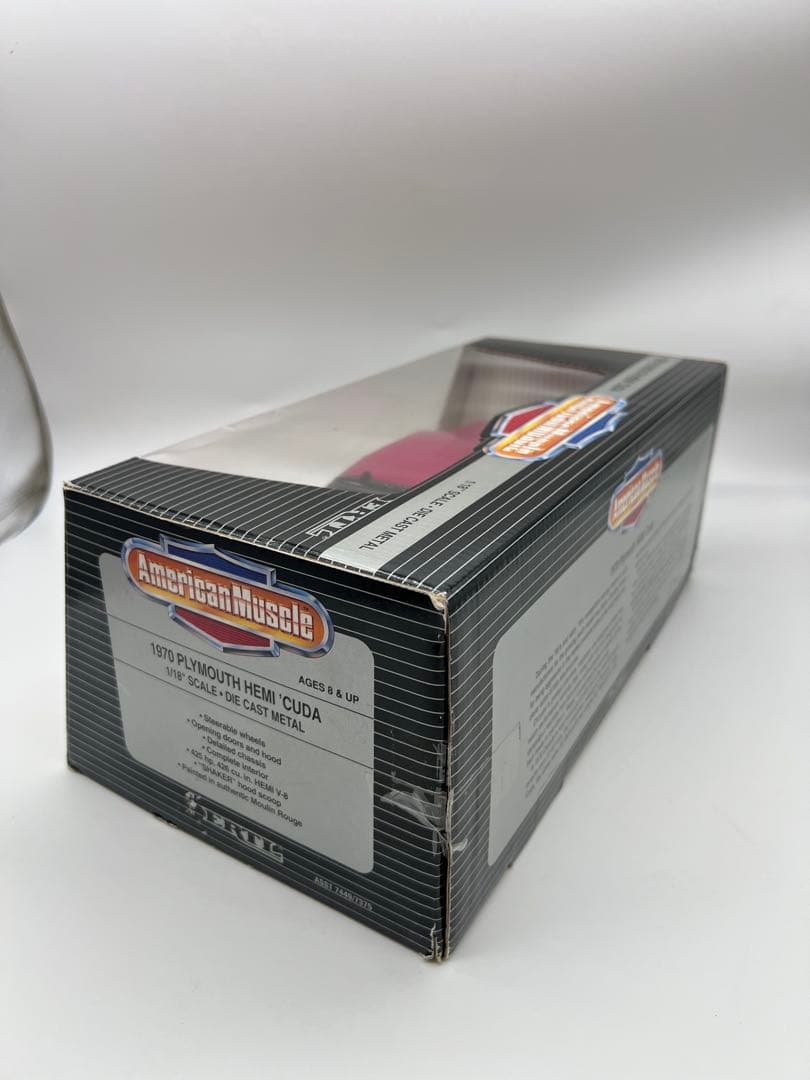 No198ミニカー1/18箱あり1970 PLYMOUTH HEMI CUDA
