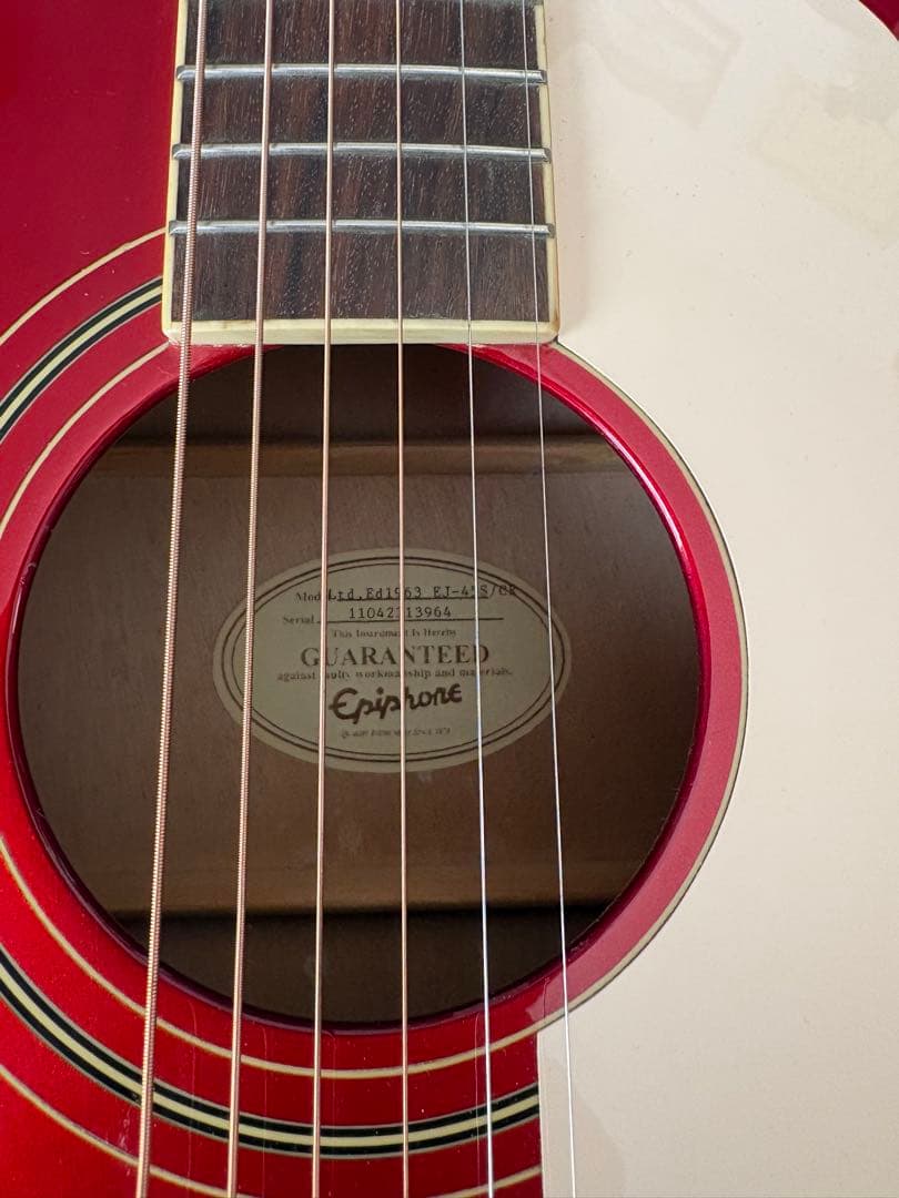 Epiphone アコースティックギター レッド