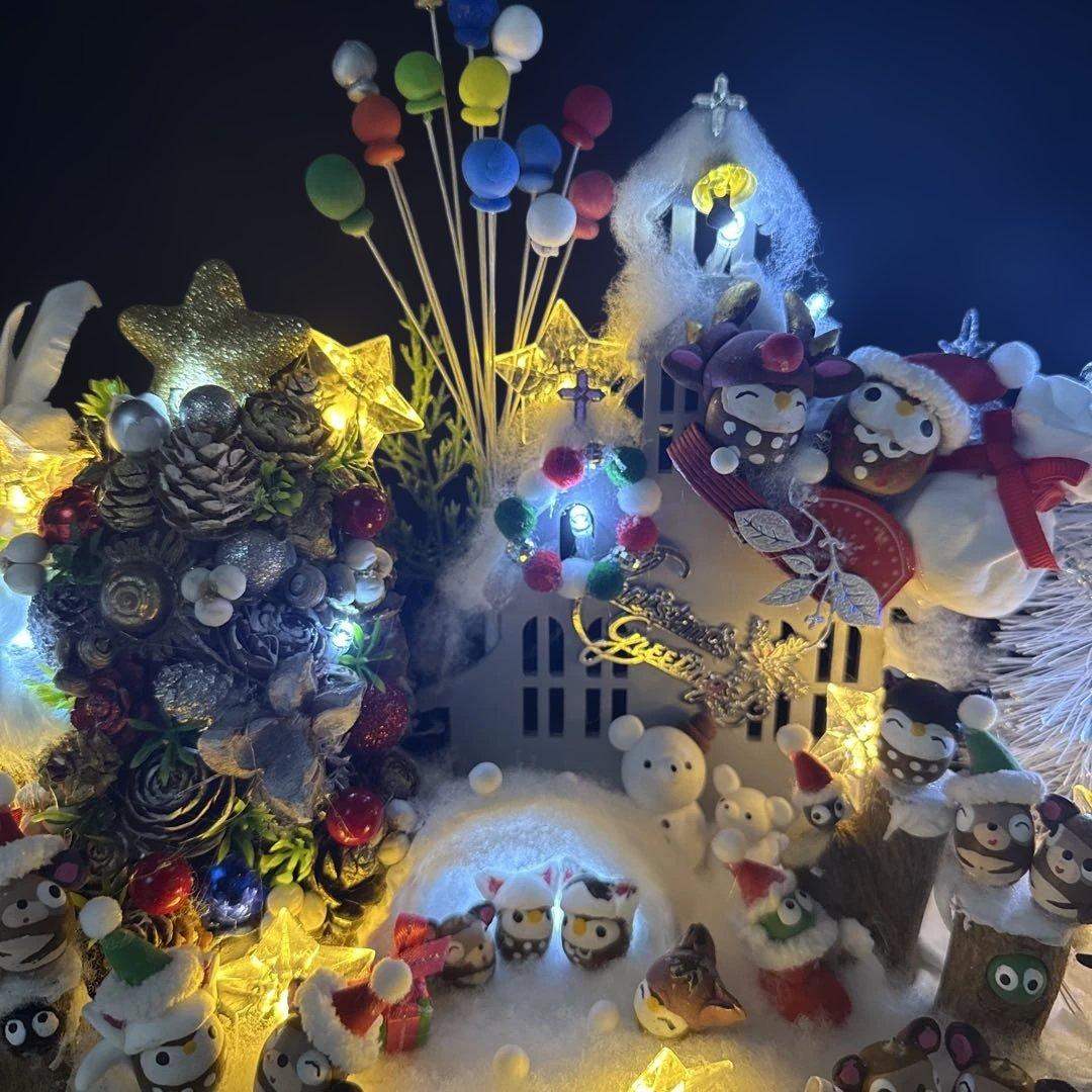 どんぐりアート♡BIGクリスマスオブジェ♡
