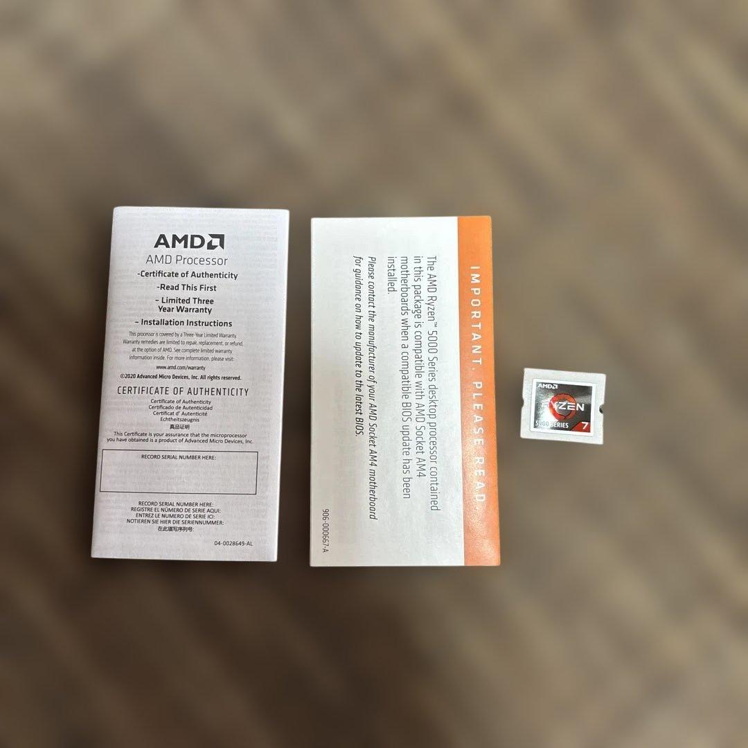 CPU AMD Ryzen 7 5800X CPU