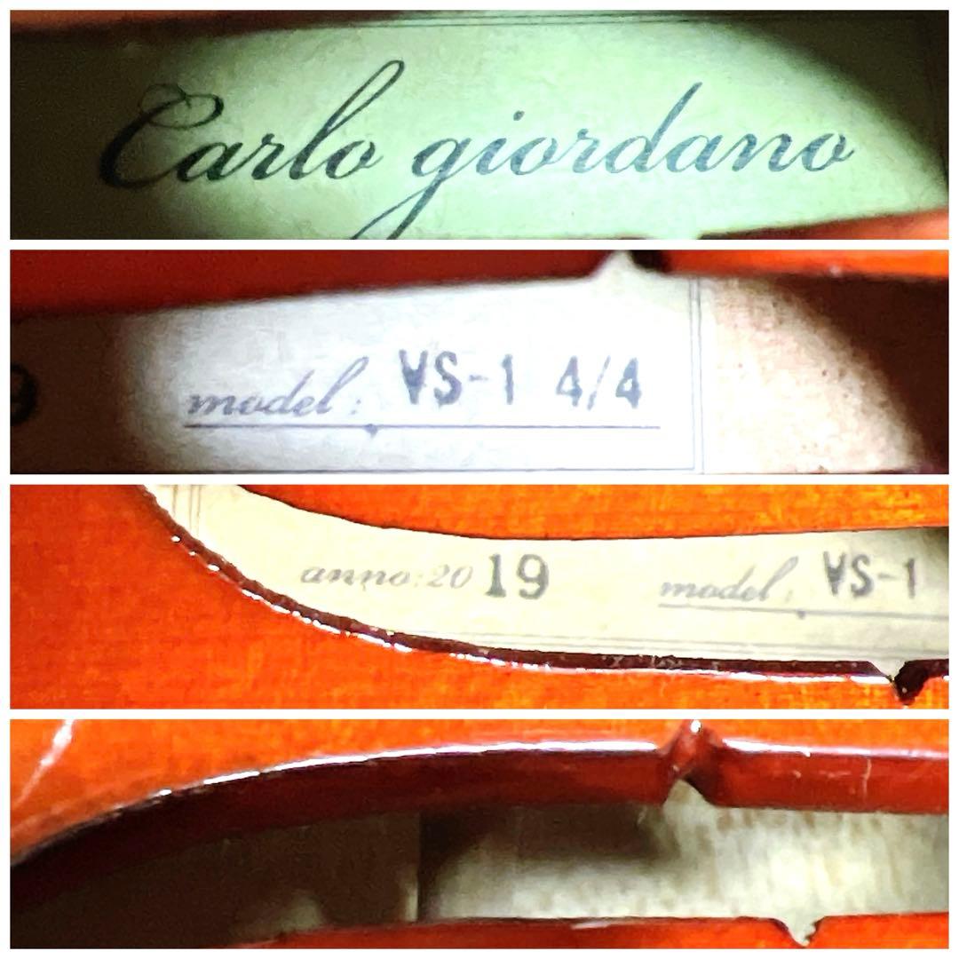 【未使用に近い】Carlo giordano VS-1 4/4 バイオリン
