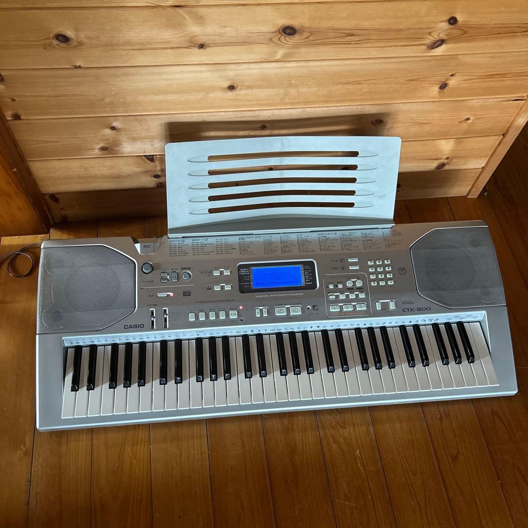 即プレイ可能　CASIO CTK-800 カシオ 多機能 電子ピアノ キーボード