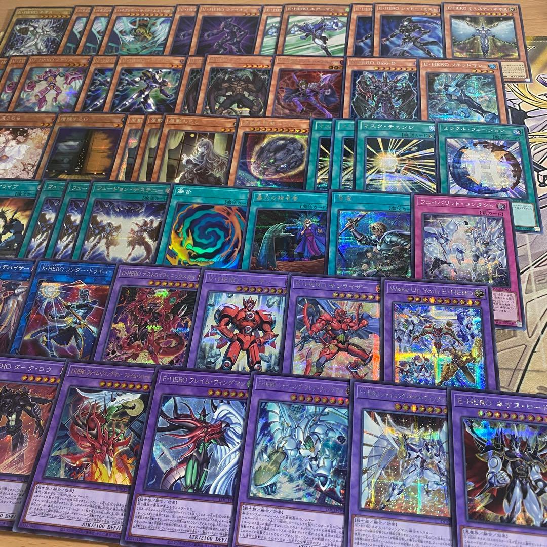 HERO デッキ 高レアリティ シークレット 本格構築 遊戯王 デッキパーツ