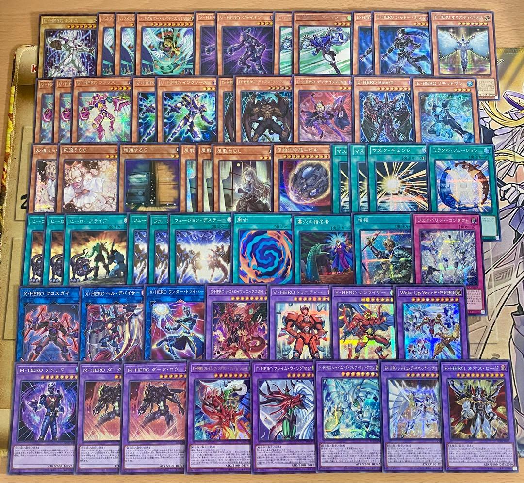 HERO デッキ 高レアリティ シークレット 本格構築 遊戯王 デッキパーツ