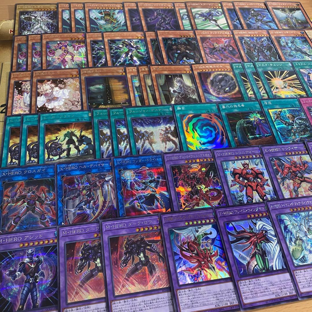 HERO デッキ 高レアリティ シークレット 本格構築 遊戯王 デッキパーツ