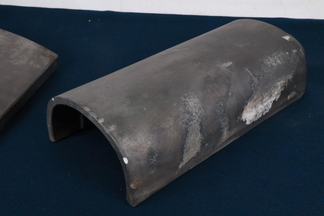 BE888 真宗本廟 御影堂瓦 明治期 文化資料 東本願寺 浄土真宗 大谷派