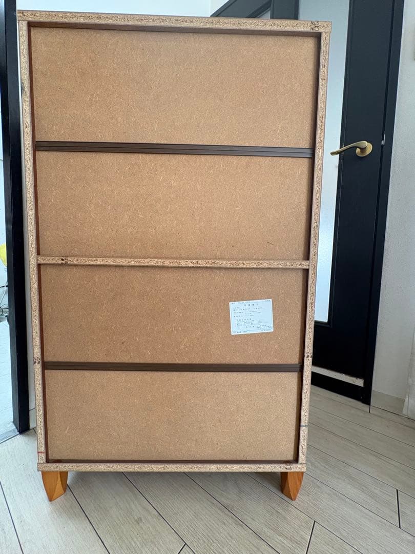 木製ガラス扉キャビネット