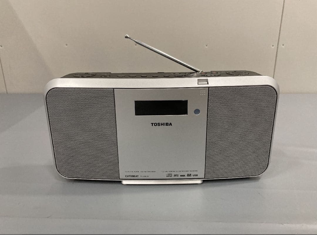 東芝 CDラジカセ SD/USB/CDシルバーTY-CRX70(S)