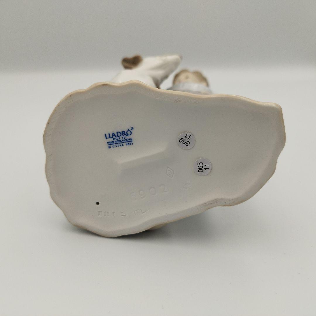 【美品】リヤドロ　僕の親友　フィギュリン 人形 犬 男の子 少年 箱付き