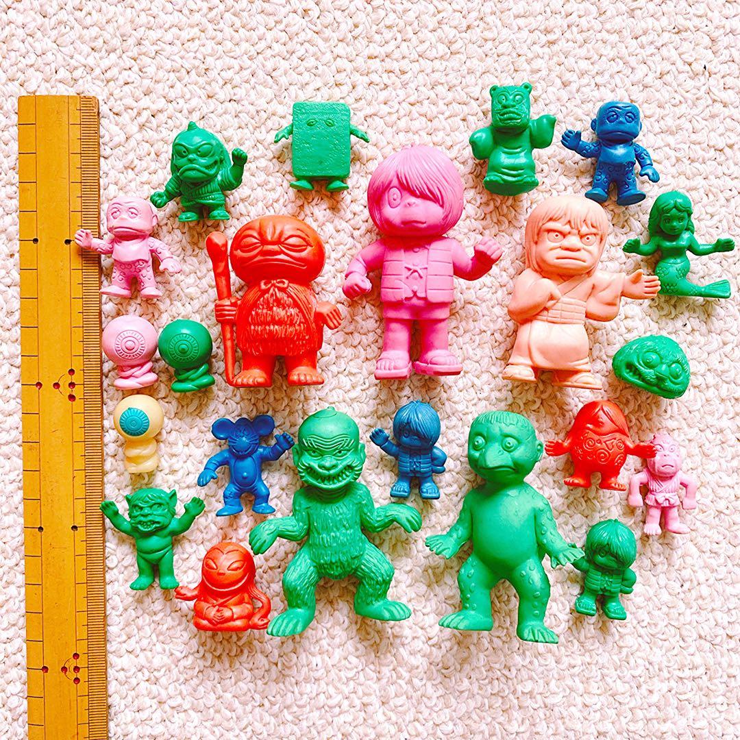 【値下げ】希少 ゲゲゲの鬼太郎　消しゴムフィギュア キン消し 22体 まとめ売り