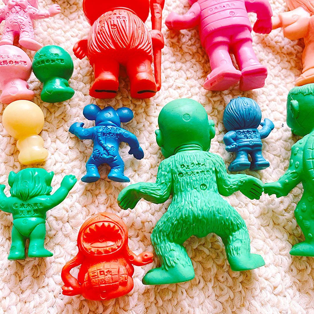 【値下げ】希少 ゲゲゲの鬼太郎　消しゴムフィギュア キン消し 22体 まとめ売り