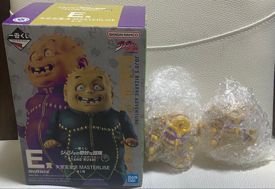 一番くじ　ジョジョの奇妙な冒険　E賞　矢安宮重清　G賞　ハーヴェスト　2点付き