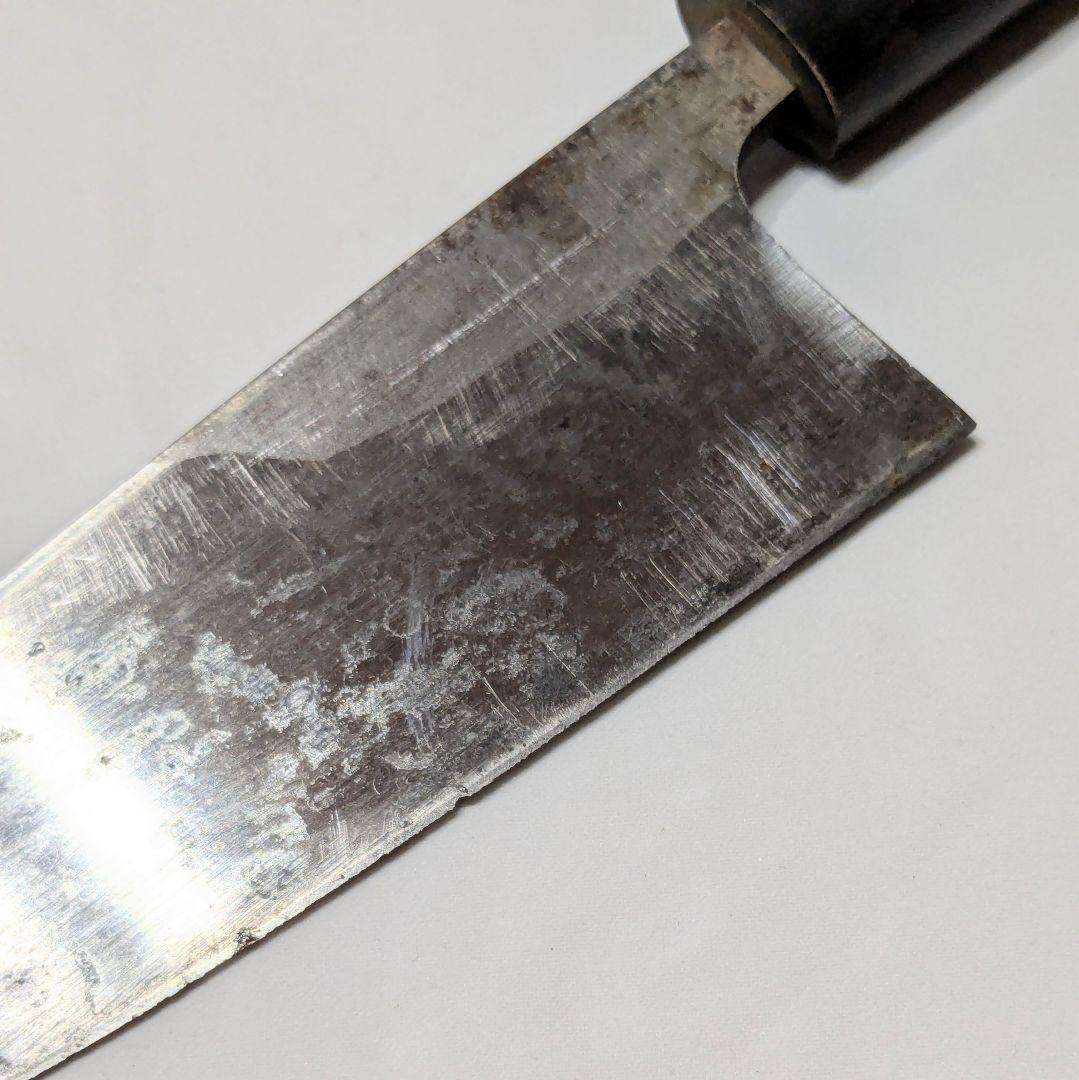 菊季 出刃包丁 和包丁 刃渡り約15cm【S55-23】