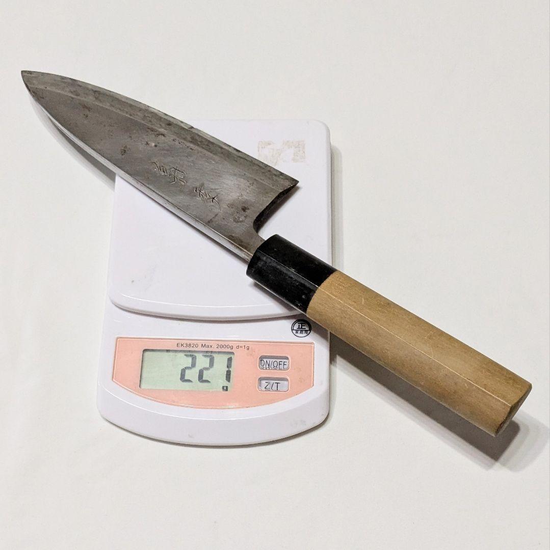 菊季 出刃包丁 和包丁 刃渡り約15cm【S55-23】