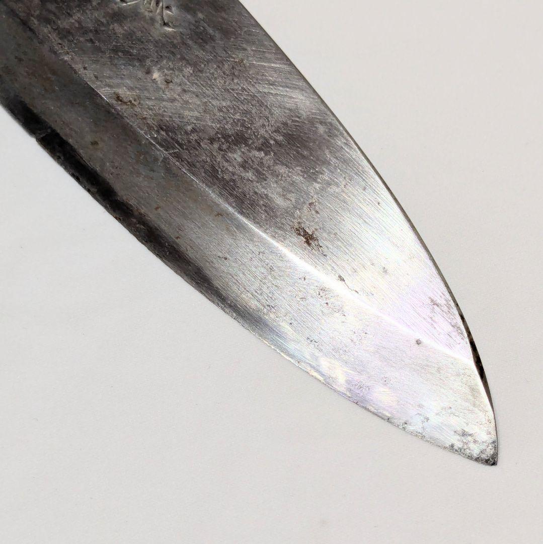 菊季 出刃包丁 和包丁 刃渡り約15cm【S55-23】