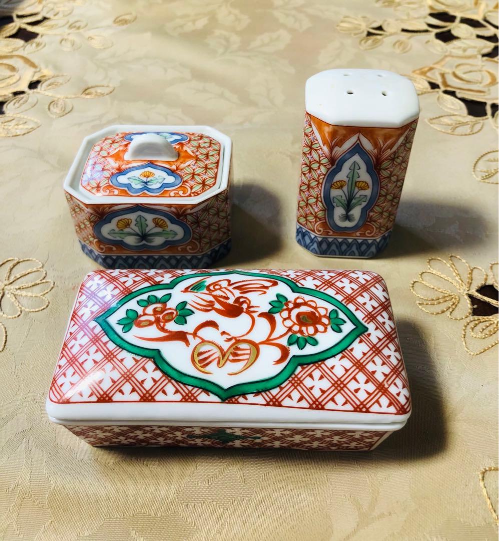 おふたり様の食卓　陶器の器6点と小物３点　陶葊　其泉　など