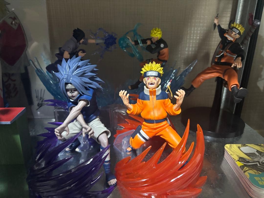 NARUTO うずまきナルト うちはサスケ プライズフィギュア7体